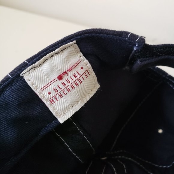 Cleveland Indians Hat Cap Strap Back Blue 47 Youth Kids Chief Wahoo Heart - Picture 9 of 11